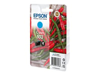 Epson 503 Singlepack - 3.3 Ml - Cyan - Original - Blister - Bläckpatron - För Epl 5200  Rip Station 5200  Workforce Wf-2960