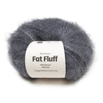 Mohair Silk Fat Fluff 25 gr Soggy Mittens dk grey A780 Adlibris