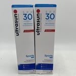 ULTRASUN SPORTS GEL SPF30 SUN PROTECTION 150ML X 2 NEW & UNOPENED