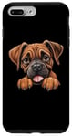 Coque pour iPhone 7 Plus/8 Plus Boxer mignon pour homme et femme