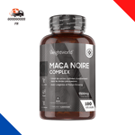 Maca Noire + Ginseng 5500Mg Par Jour - 180 Gélules Vegan (6 Mois) - Maca Noire