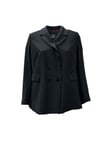 Marina Rinaldi Women's Black Caff Button Closure Blazer Size 18W/27 NWT