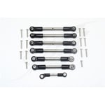 [FR] Gpm Stainless Steel Thickened Tie Rods -21Pc Set Traxxas 1:10 Rustler 4X4 S