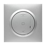 Legrand - Commande sans fil pour volet roulant pour installation connectée dooxie with Netatmo avec plaque effet aluminium