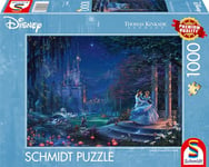 Schmidt Spiele 58043 Puzzle 1000 pièces Thomas Kinkade Disney Cendrillon Dansant dans l'étoile, Dessin animé, Multicolore