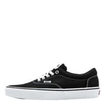 Vans Men's Doheny Trainers, Canvas Black White, 5.5 UK