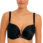 Freya BH Rose Blossom UW Moulded Plunge T-Shirt Bra Svart G 75 Dam