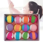 12 Pcs Bubble Bath Ball Set Moisturizing Rich Foaming Pleasant Arom4m Diameter