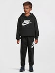 Nike Kids Unisex Club Fleece Hoodie And Joggers Set - Black