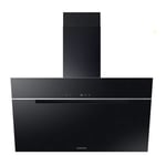 Hotte décorative inclinée 90cm 558 m3/h noir Samsung NK36C7070WB