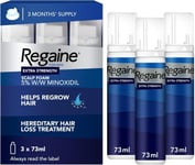 Regaine for Men Hair Loss & Regrowth Scalp Foam Treatment - 3 Month Supply