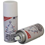 Dekorsnö/Snöspray Snow Spray 150ml (fönster, julgran, julkulor) Vit