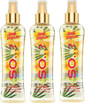 So…? Summer Escapes Womens Bali Breeze Body Mist Fragrance Spray 200ml Bundle of