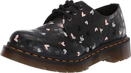 DR MARTENS Femme 3 Eye Shoe Sneaker, Black, 45 EU