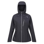 Regatta Birchdale Veste imperméable à Capuche pour Femme, Gris, 46