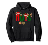 Chest Nuts Matching Couples Chestnuts Funny Christmas man Pullover Hoodie