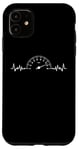 Coque pour iPhone 11 Heartbeat Speedometer Auto Car Garage Racing Men Dad