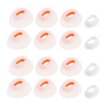 8Pair White Silicone Earplug In-Ear Headphone Eartips Earbuds Fits JBL Tune Flex