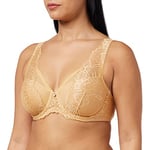 Triumph Women's Wild Peony Florale WP Bra, Golden Earth, 32E