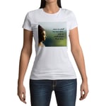 T-Shirt Femme Col Rond To Be Done Citation Inspirante Anglais Bouddha Bouddhisme Bien Etre Spiritualite