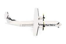 herpa Avion Miniature Finnair ATR-72-500 Miniature à l'échelle 1:200, pièce de Collection, modèle sans Support, métal