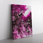 Fallen From The Sky Abstract Canvas Print for Living Room Bedroom Home Office Décor, Wall Art Picture Ready to Hang, 76x50 cm (30x20 Inch) CAN3020-V1022-CK-2022