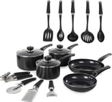 Morphy Richards 970040 Equip 14 Piece Cookware Set, 16 cm/18 14 Set 