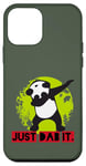 Coque pour iPhone 12 mini Dab Dabbing Panda Eco Planet Green Save World