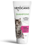 Vetocanis | Shampoing Chat Dermoprotecteur à Usage Fréquent 300 ml | Shampoing Nettoyant à Base de Glycèrine Végétale Parfum Fleur de Lotus | Respecte la Peau et le Poil de votre Chat