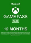 Xbox Game Pass Core 12 month Code ( Quick Delivery 24hrs)