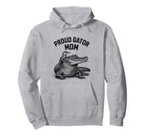 Proud Gator Mom - Funny Mother Kids Alligators Pullover Hoodie