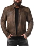 Rockdenim RD Rivian Skinnjakke - Brun