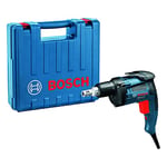 Bosch Professional Visseuse plaquiste GSR 6-45 TE (701W, Coffret de transport, sans chargeur de vis)