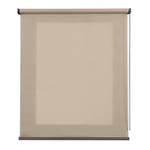 Store Enrouleur Transparent pour fenêtres et Portes Estores BASIC, Top Beige 60 x 180 cm