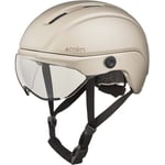 Casque vélo avec visière Cairn Fuse Mat Metallic Crème Taille M