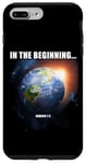 Coque pour iPhone 7 Plus/8 Plus In The Beginning - Genesis 1-2 Creation Bible Verse Graphic