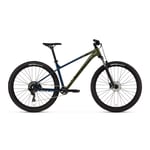 Rocky Mountain Fusion 10 Hardtail Mountain Bike - 2023 - Blue / Green - Size XL