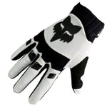 Fox Dirtpaw Vélo MTB Motocross Moto Vélo Gant Gants Rétro Blanc L