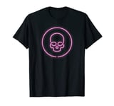 Retro Neon Lights Skull 80s Future T-Shirt