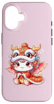 Coque pour iPhone 16 Cadeaux pour enfants du Nouvel An chinois 2025 Baby Dragon