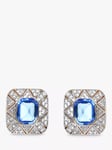 Eclectica Pre-Loved Art Deco Swarovski Crystal Clip-On Earrings, Dated Circa 1980s