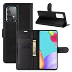 Galaxy A52S 5G      Pu Wallet Case    [Black]