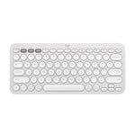 Logitech Pebble Keys 2 K380s - QWERTY Pan Nordic Layout, White