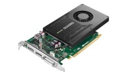 NVIDIA Quadro K2200 - Carte graphique - Quadro K2200 - 4 Go GDDR5 - PCIe 2.0 x16 - DVI, 2 x DisplayPort - pour ThinkStation P300 30AH; P310 (tour); P500; P510; P700; P710 30B6, 30B7; P900; P910 30B8