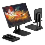 Pepper Jobs SSS-T6 Support Extensible et réglable Pliable pour Tablette / Moniteur Portable / Ordinateur Portable. Idéal pour contenir des appareils de Plus Grande Taille de 12 à 17 Pouces (Noir)