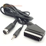 SNK NEO GEO AES RGB SCART VIDEO CABLE / LEAD WITH STEREO AUDIO SOUND - 2 METRES