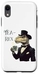 Coque pour iPhone XR Tea-Rex Meme Funny T Rex avec tasse