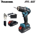 Perceuse PerSCH électrique sans fil,tournevis DDF487,vitesse variable,outils à moteur sans balais,adapté à la batterie Makita 18V - Type No battery