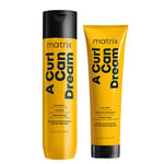 Matrix | Total Results | A Curl Can Dream Cleansing Shampoo 300ml and Intensely Hydrating Mask 280ml Duo, Infused with Manuka Honey Extract, For Curly and Coily Hair, Duo