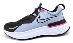 Nike Women's React Miler Shield Running Shoe, Obsidian Mist/Black-Aurora GRE, 7.5 UK